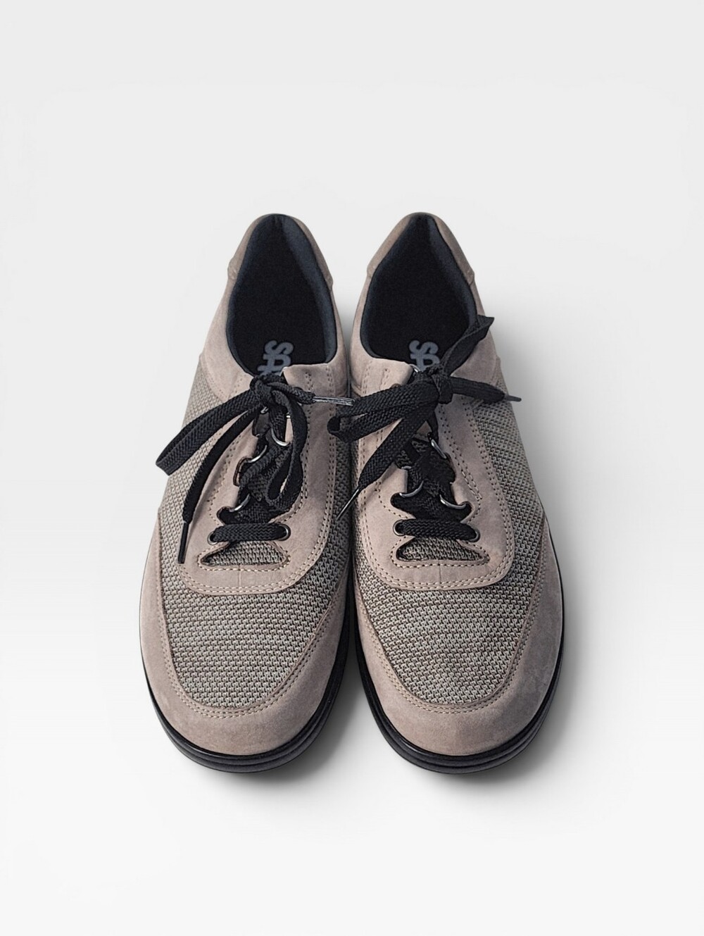 SAS Sporty Lux Lace Up Sneakers Shoes Women's 9 1/2 M Taupe Comfort Walking